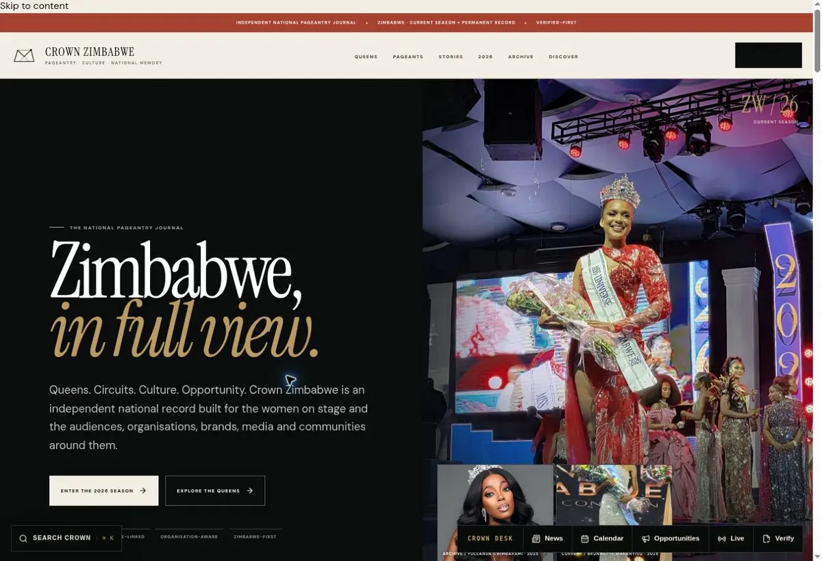 Crown Zimbabwe preview
