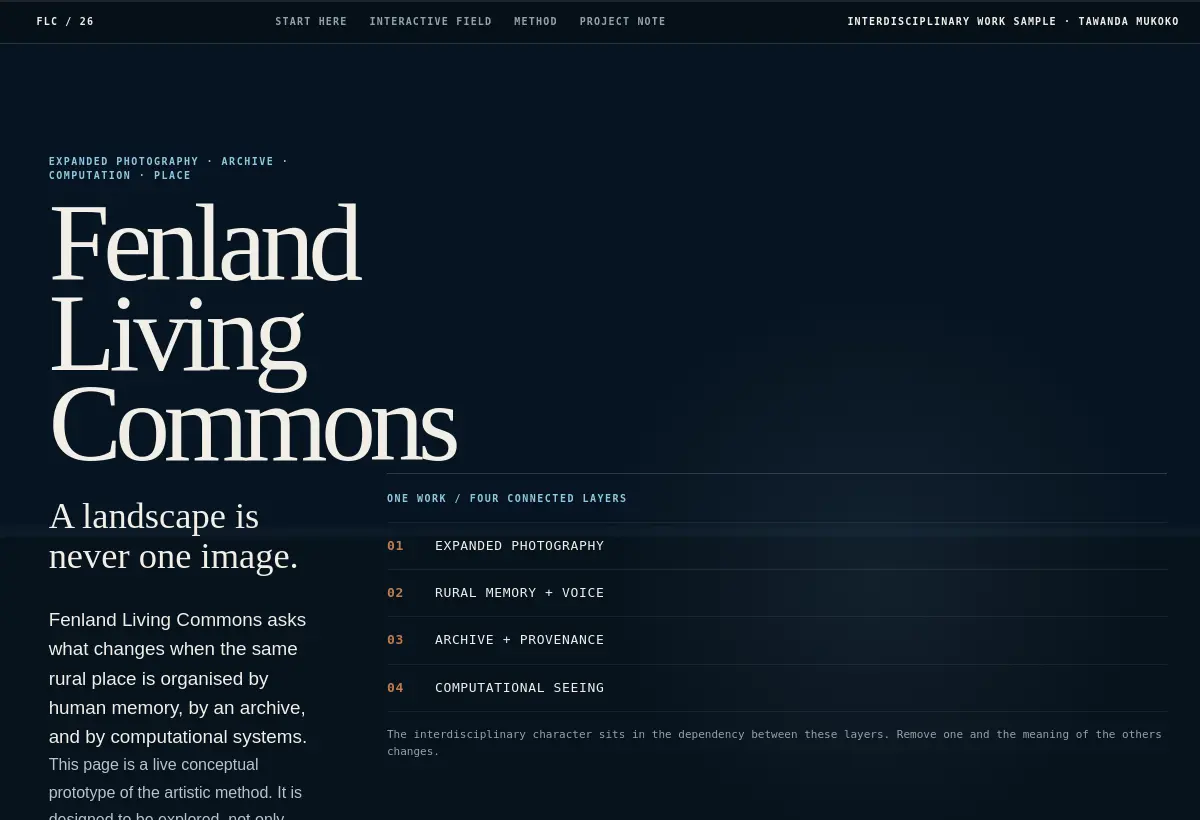 Fenland Living Commons preview
