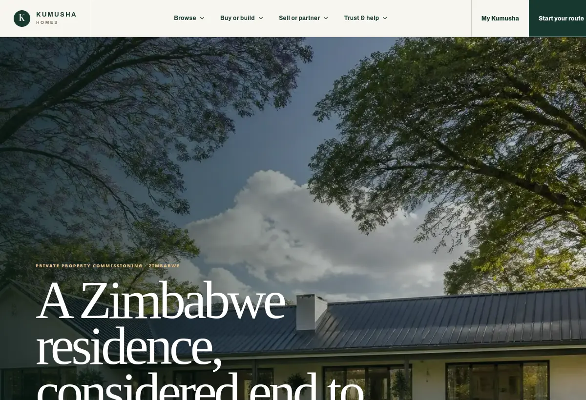 Kumusha Homes project preview